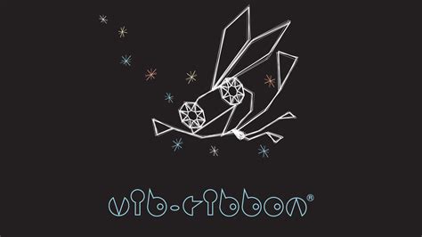 Vib-Ribbon! Un voyage musical en noir et blanc à travers des mondes géométriques